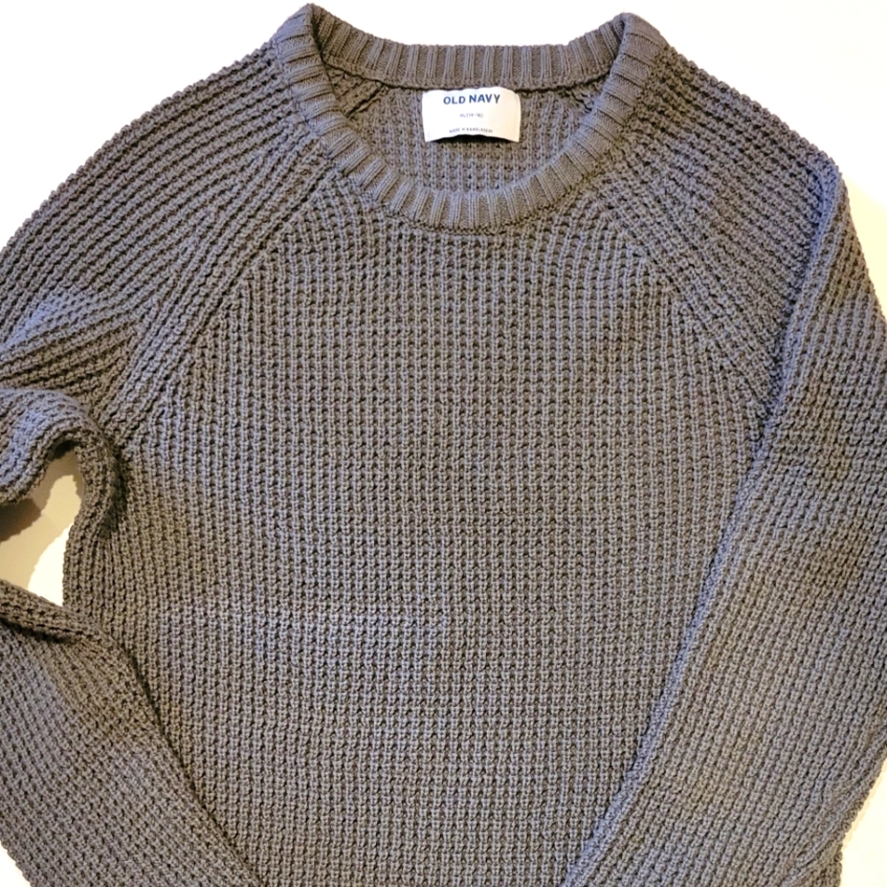 Old Navy Crew Neck Knitted Cable Sweater
